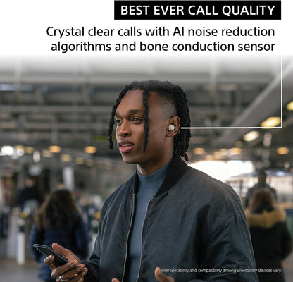 Sony WF-1000XM5 The Best Truly Wireless Bluetooth Noise Canceling Earbuds & in-Ear Headphones with Alexa Built-in, Black