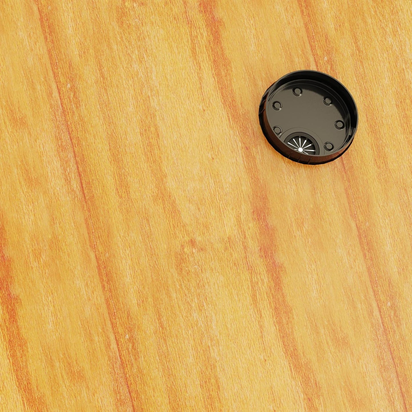 Desk Grommet 2 Inch 50mm, Zinc Alloy Computer Desk Wire Hole Cover, Office Desktop Cord Cable Hole Metal Ring, Red Bronze