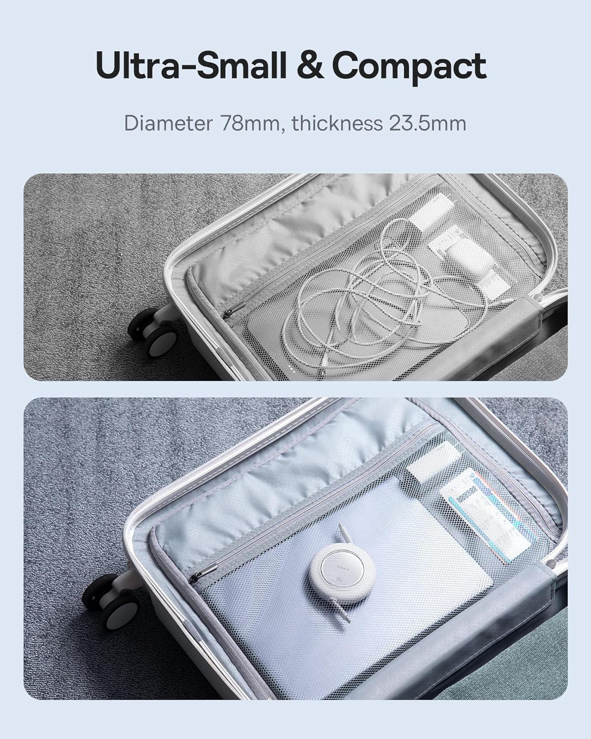 Baseus USB C to USB C Cable, 100W 6.6ft Retractable USB C Fast Charging Cable, 7-Stage Length Preset Retractable Charger Cord for iPhone 16 15 Pro Plus Pro Max, MacBook, iPad Pro, Samsung S24/S23+