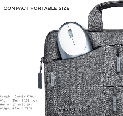 Satechi M1 Wireless Bluetooth Mouse, USB-C Rechargeable, Compact & Portable, for Mac/Windows, Compatible with M4/M3/M2 MacBook, Pro, Air/iMac/iPad Pro, iPhone 16/15/14 & More - Blue