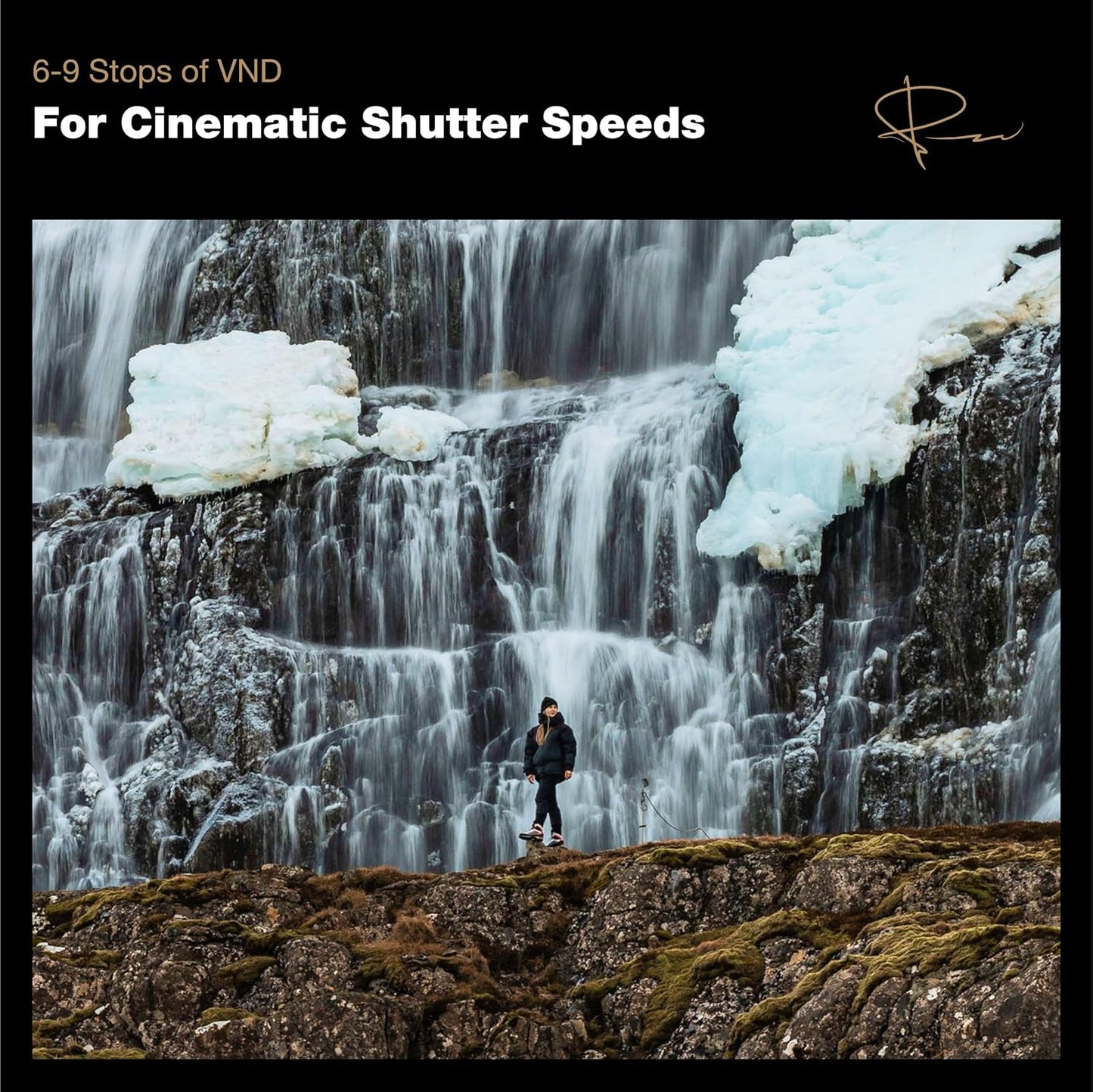 PolarPro 82mm Peter McKinnon VND Camera Filter - 6-9 Stop Variable Neutral Density Lens Filter for DSLR/Mirrorless Professional Video – PMVND Signature Edition II for Cinematic Shutter Speed Control