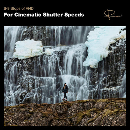 PolarPro 95mm Peter McKinnon VND Camera Filter - 6-9 Stop Variable Neutral Density Lens Filter for DSLR/Mirrorless Professional Video – PMVND Signature Edition II for Cinematic Shutter Speed Control