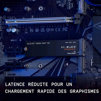 WD_BLACK 8TB SN850X NVMe Internal Gaming SSD Solid State Drive - Gen4 PCIe, M.2 2280, Up to 7,200 MB/s - WDS800T2X0E