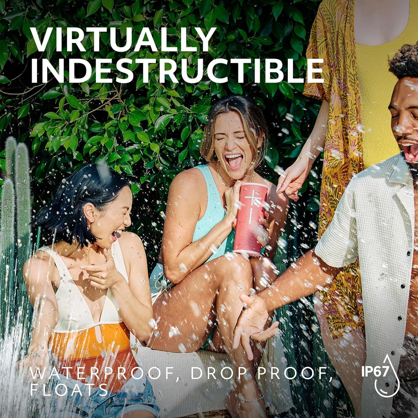 Ultimate Ears MEGABOOM 4 Portable Waterproof Bluetooth Speaker, 360-Degree Sound, Thundering Bass, 147ft Range, 20-Hour Battery, Floating Speaker - Blue