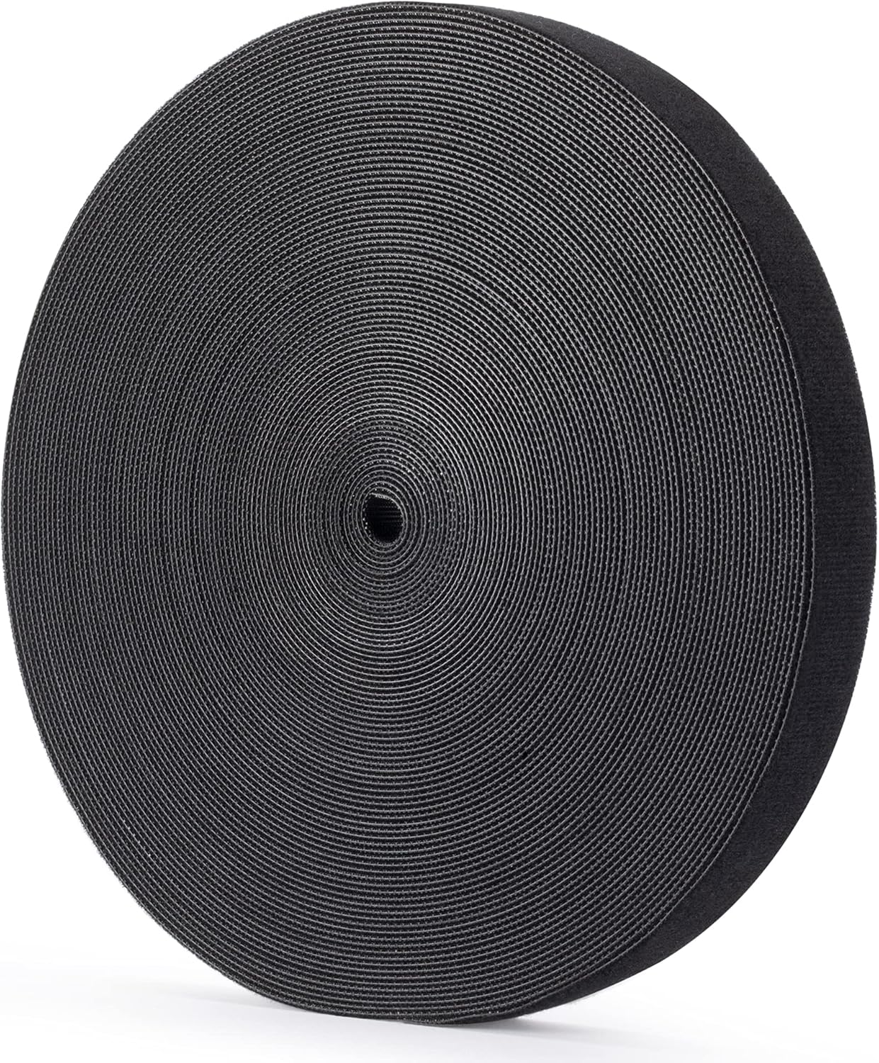 Reusable Wire Management Roll Nylon Fastening Cable Ties Straps Xnakko 3/4 inch double-sided hook and loop tape (Black, 25 yards)