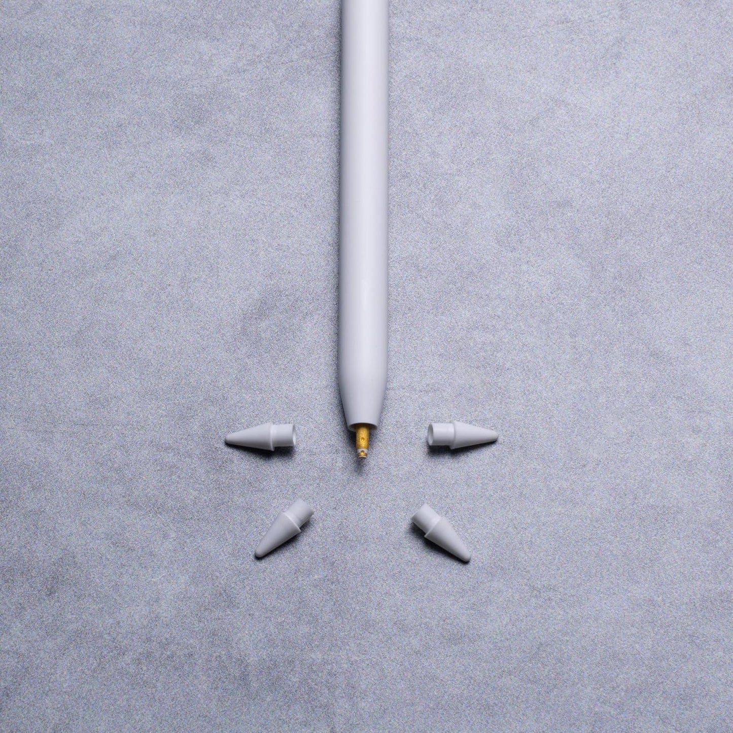 ZAGG Replacement Tips for Apple Pencil 1st Gen, 2nd Gen, & USB-C - Pack of 4, Smooth Writing, Perfect Friction, White