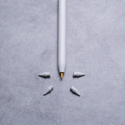 ZAGG Replacement Tips for Apple Pencil 1st Gen, 2nd Gen, & USB-C - Pack of 4, Smooth Writing, Perfect Friction, White