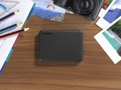 Toshiba Canvio Advance 4TB Portable External Hard Drive USB 3.0, Black - HDTCA40XK3CA