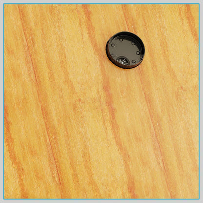 Desk Grommet 2-3/8 Inch 60mm, Zinc Alloy Computer Desk Wire Hole Cover, Office Desktop Cord Cable Hole Metal Ring, Red Bronze