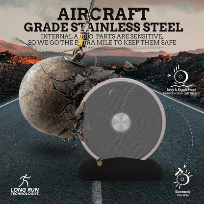 Stereo Bluetooth Speakers - Wireless Computer Speaker for Desktop Laptop PC for Boys & Girls Sister Brother Mom & Dad - Bluetooth Stereo Speakers Home Theater Gaming Rose Gold