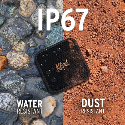 Klipsch The Austin Portable Bluetooth Speaker with a 1.5" Full Range Driver, IP67 dust and Waterproof Rating, 12 Hours of Playtime for a Premium Live Concert Experience