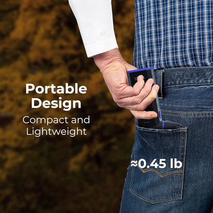 Rosewill Electric Air Duster - 110,000 RPM Super Power Cordless Compressed Air Duster, 3-Gear Adjustable Mini Blower with Fast Charging, Dust Blower for Computer, Keyboard, Pet, House, Outdoor and Car