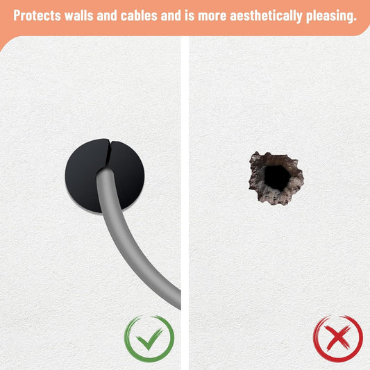 Cable Grommet Routing Kit for Starlink for 3/4 inch Wall Hole, Starlink Accessories, Silicone Cable Wall Pass, Starlink Anti-Slip Wall Grommets for Cables (3/4 inch) 2 Pcs (Pack of 2)