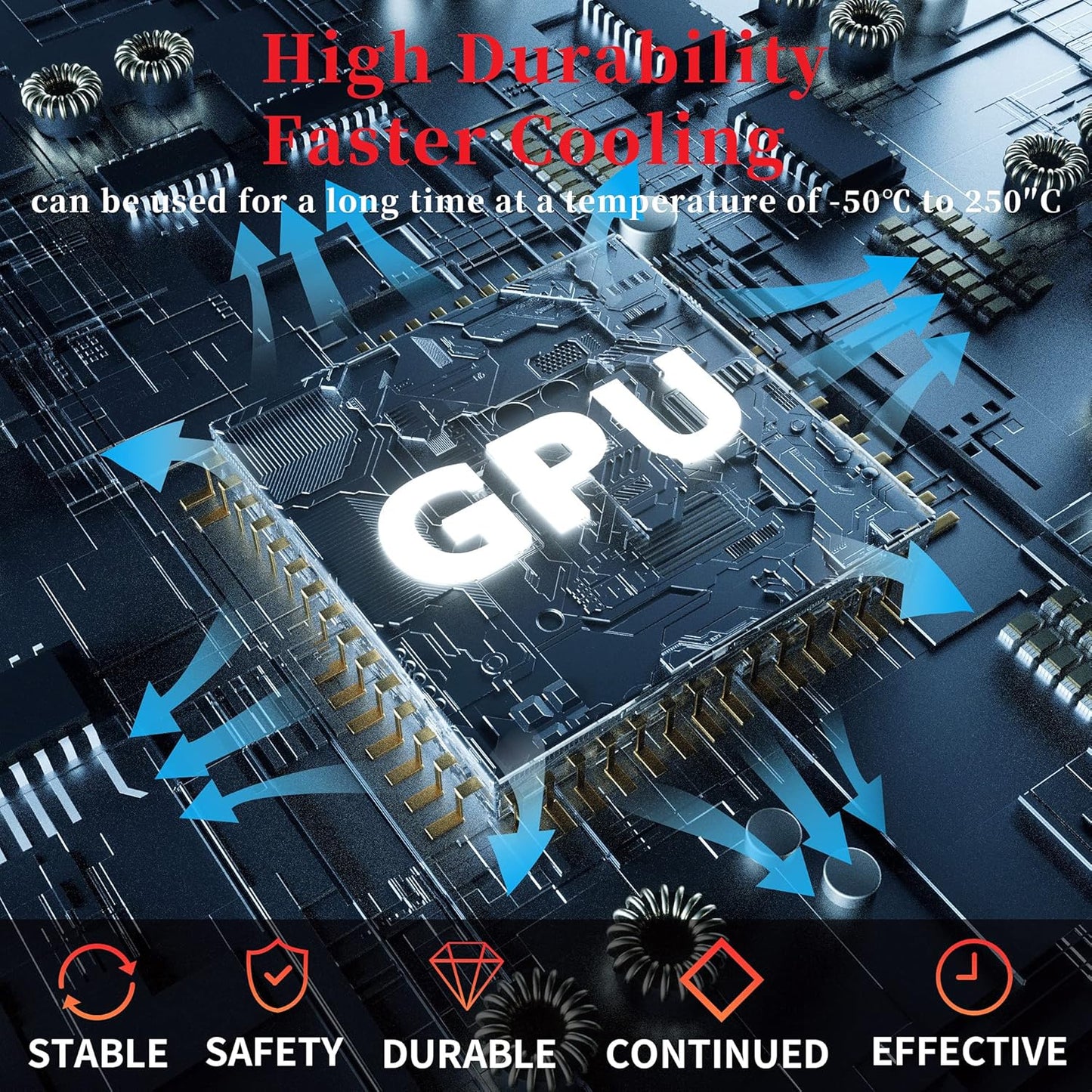 HY-510-25g Thermal Conductivity: >1.93W/m-k CPU Thermal heatsink Paste Silicone Grease Compound Non-Conductive for pc CPU gpu PS4 25Gram