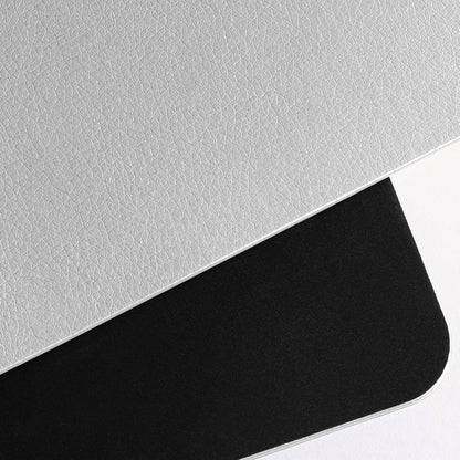 Nekmit Leather Desk Blotter Pad 36 x 20 Inches, Flat, Non-Slip, Waterproof, Gray