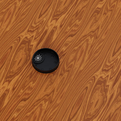 Desk Grommet 2-3/8 Inch 60mm, Zinc Alloy Computer Desk Wire Hole Cover, Office Desktop Cord Cable Hole Metal Ring, Black