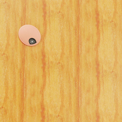 Desk Grommet 2-3/8 Inch 60mm, Zinc Alloy Computer Desk Wire Hole Cover, Office Desktop Cord Cable Hole Metal Ring, Red Bronze