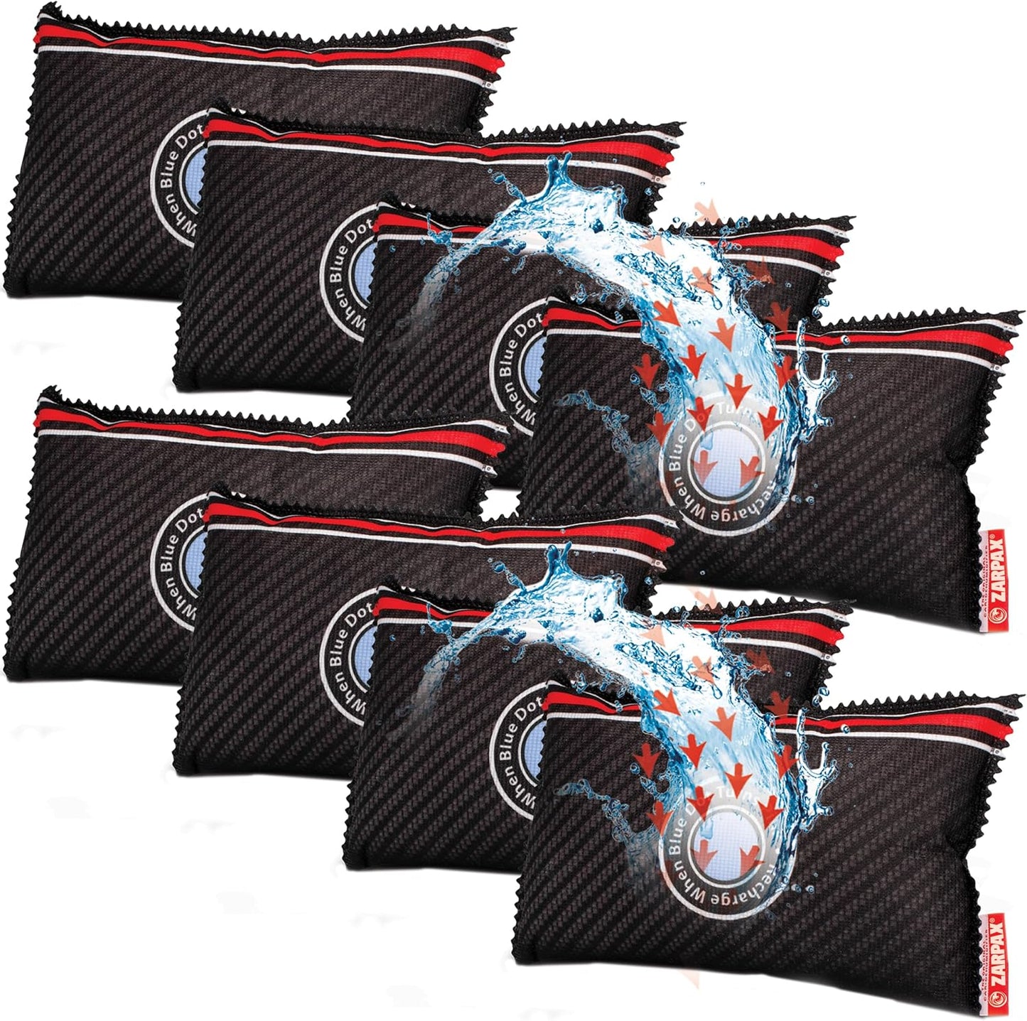 Reusable Car Dehumidifier - Rechargeable Dehumidifier for Car, Trucks, and RVs - Prevent Damp & Moisture on Windscreens with this Portable Moisture Absorber for Car - Dark Grey, 8x