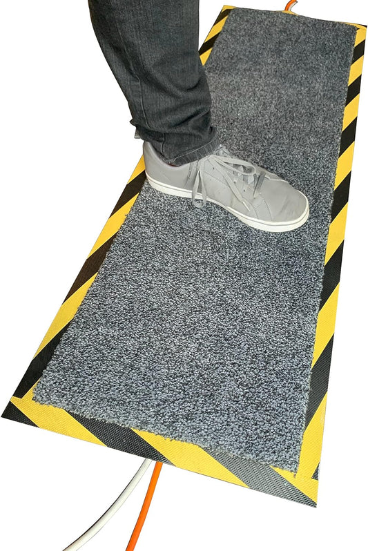 Morland Protect - 47¼in x 15⅝in - Carpet and Rubber Cord Cover Mat - Overfloor Protector for Cables Cords or Wires - Protect from Trips and Falls, Quick, Easy, Simple, Repositionable