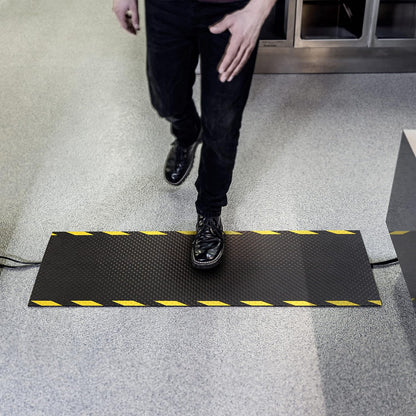 Portifera Morland Protect Rubber - 47¼in x 15⅝in - Nitrile Rubber Cord Cover Mat - Outdoor and Indoor use - Overfloor Protector for Cables Cords or Wires - Protect from Trips and Falls Repositionable