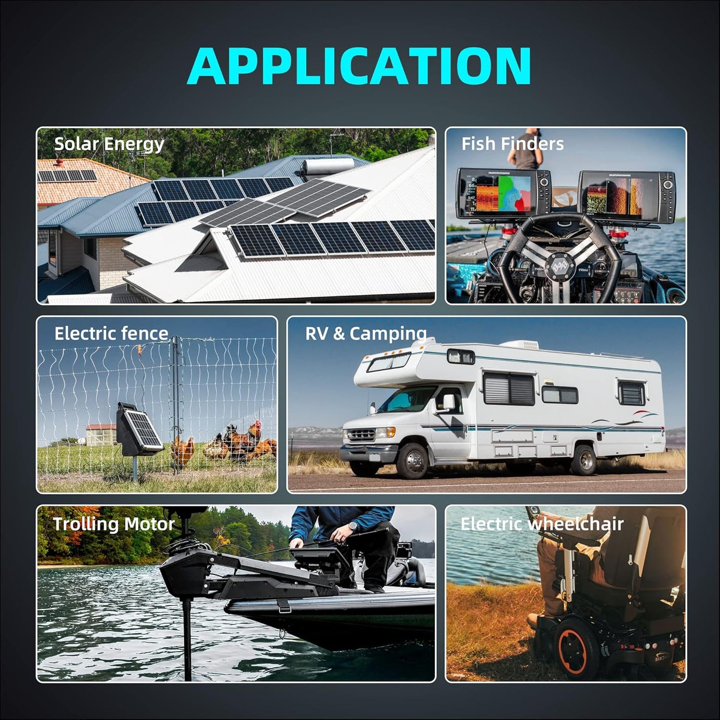 UPLUS 12V 100Ah Deep Cycle Battery, LDC12-100M Maintenance Free BCI Group 27 Size Rechargeable AGM Gel Batteries for Solar, RV, Golf Cart, Mobility, Camping, Backup, Trolling Motor