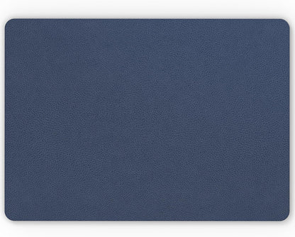 Nekmit Leather Desk Blotter Pad 17 x 12 Inches, Flat, Non-Slip, Waterproof, Blue