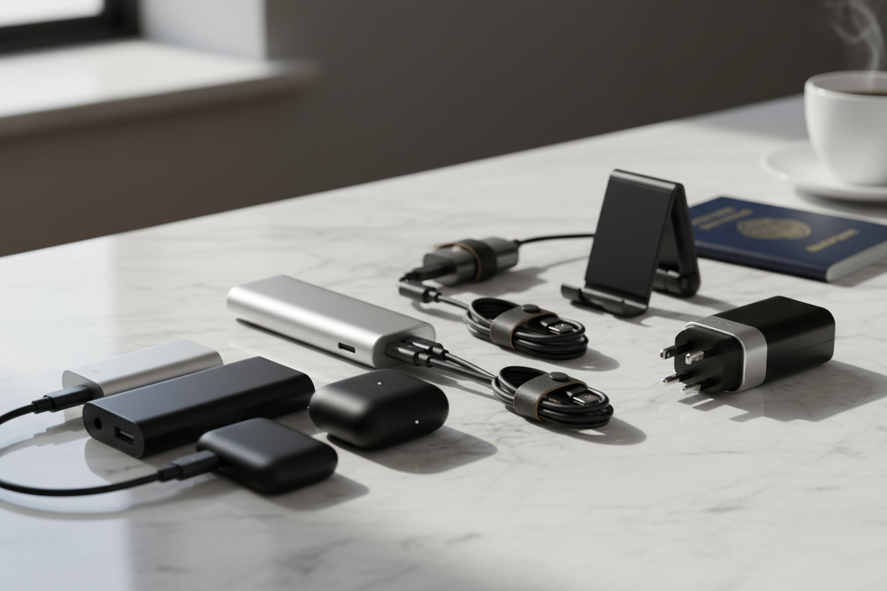 Travel & On-The-Go Tech – Compact and reliable devices wherever you go (make it real photo)